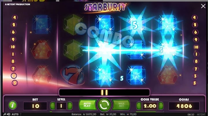 Kombovinster i Starburst